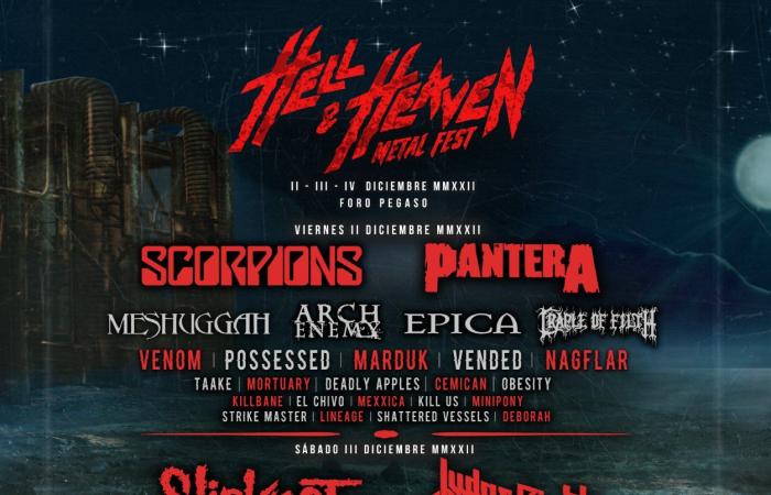 Hell and Heaven 2022: dates, ticket sales and full poster