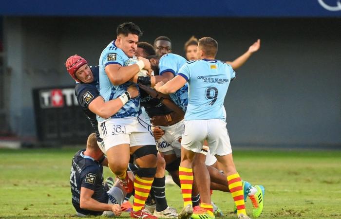 Perpignan. After Henry Tuilagi, discover his son Posolo (18), a beautiful 145 kg baby!