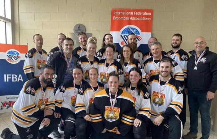 Broomball Worlds: Team NB escapes gold