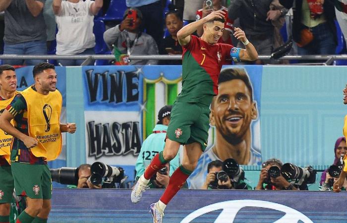 Ronaldo chased by Messi in record goal celebration – World Cup 2022