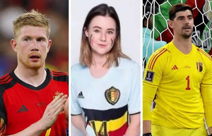 Who is Caroline Lijnen, who hooked up with De Bruyne and Courtois from Belgium