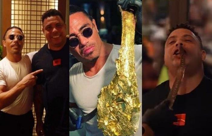 Chef Salt Bae who served golden steak to Brazil players went to the stadium to watch Brazil lose to Cameroon