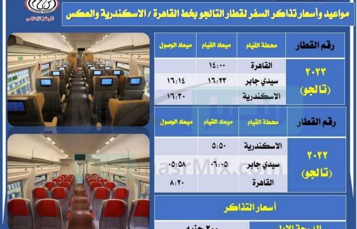 Talgo train ticket prices schedule and all details about it “The Ministry of Transport clarifies”