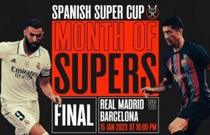 Channels broadcasting the Barcelona and Real Madrid match in the Spanish Super Cup