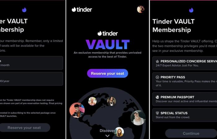 Tinder Vault: The dating app now charges $500 for these features