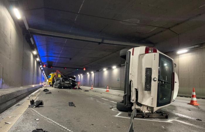 Basel: “Massively translated speed” – serious rear-end collision in tunnel
