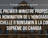Prime Minister nominates the Honorable Michelle O’Bonsawin to the Supreme Court of Canada