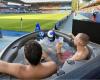 What is the story of the “Cheers from the Jacuzzi” during the Troyes and Rennes match in the French League? (photo)