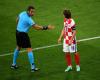 Who is the referee for the Japan-Croatia match in the World Cup round of 16?